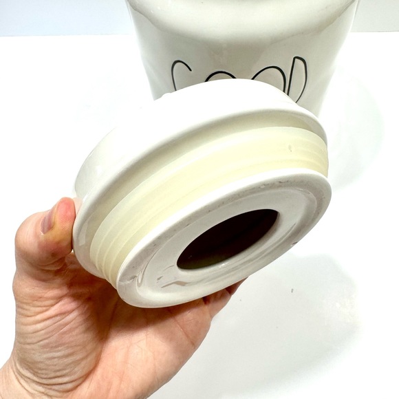 RAE DUNN GOOD DOG FOOD SNACK CANISTER - Picture 13 of 14